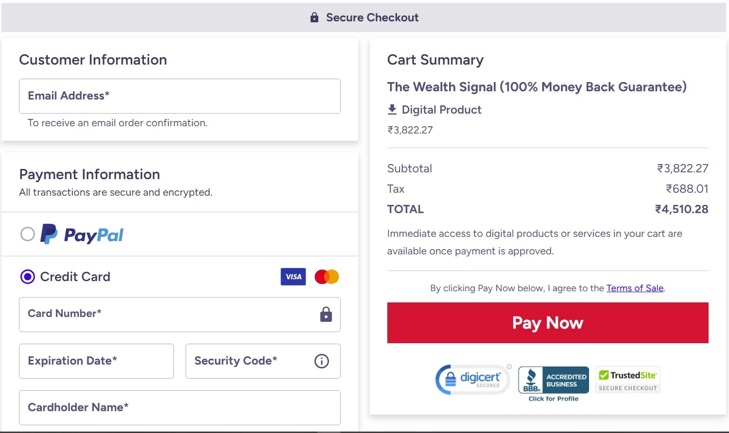 The Wealth Signal